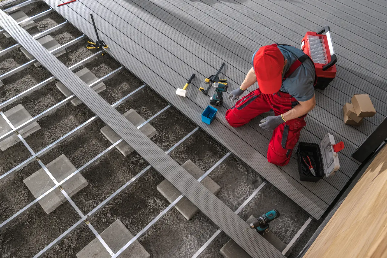 Deck Installation project in New Jersey