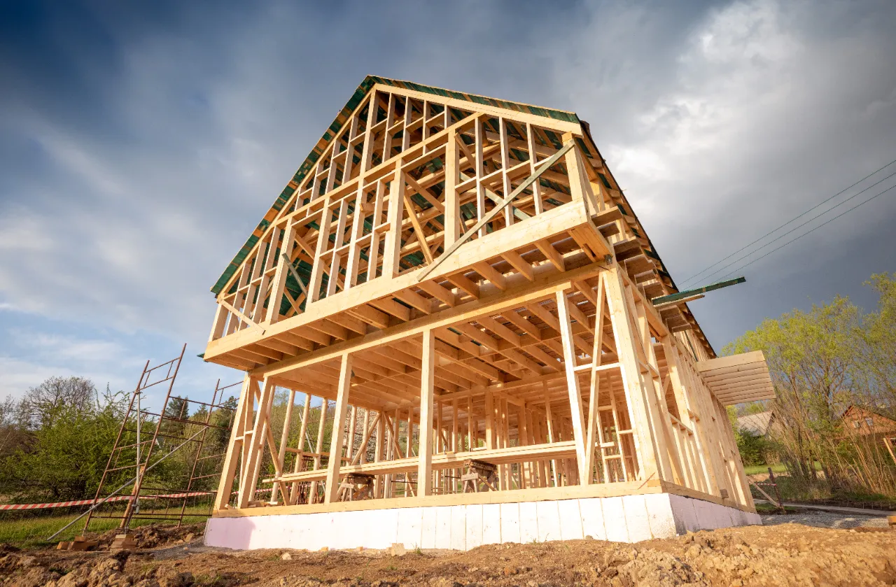 Home addition construction frame in New Jersey